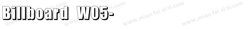 Billboard W05字体转换
